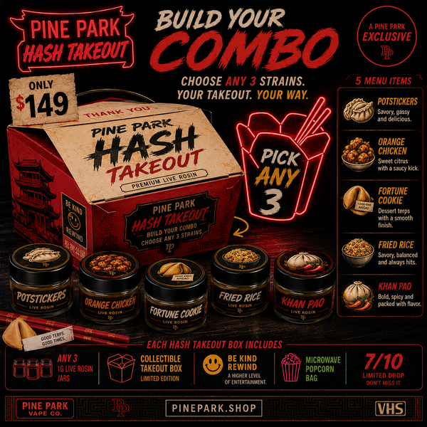 Pine Park Takeout Rosin Flight