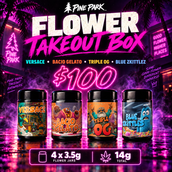 Flower Takeout Box — Curated Half Ounce