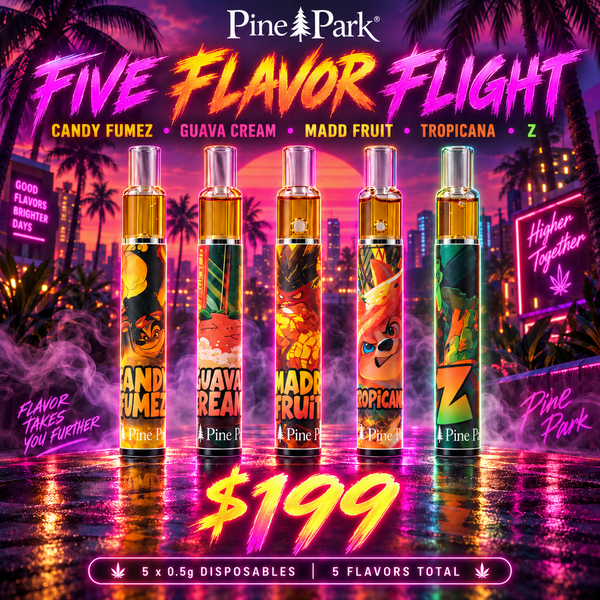 Five Flavor Flight — 5 x 0.5g Disposable Bundle