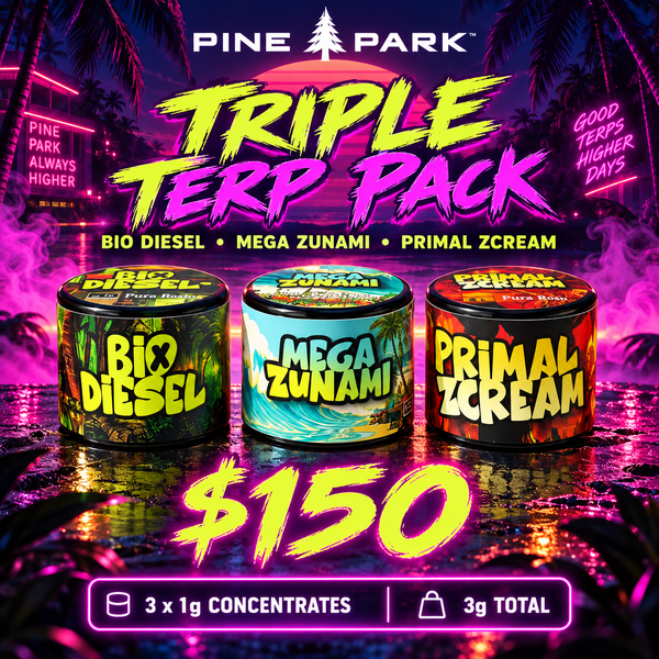 Triple Terp Flight — 3g Concentrate Bundle