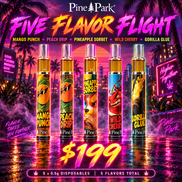 Five Flavor Flight: 5 x 0.5g Disposable Bundle