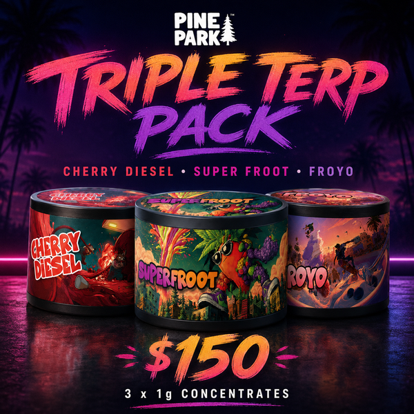Triple Terp Pack — 3g Concentrate Bundle