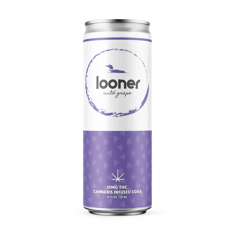 Looner Wild Grape Infused Soda