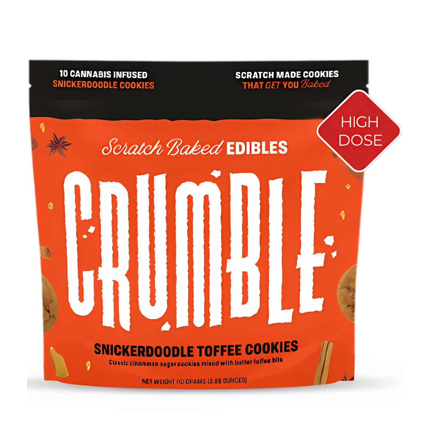 Crumble Snickerdoodle Toffee Cookies