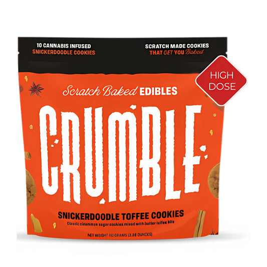 Crumble Snickerdoodle Toffee Cookies