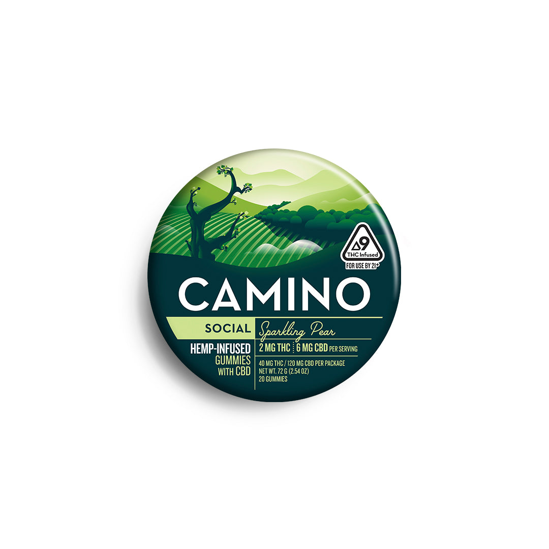 Camino Sparkling Pear Social Gummies