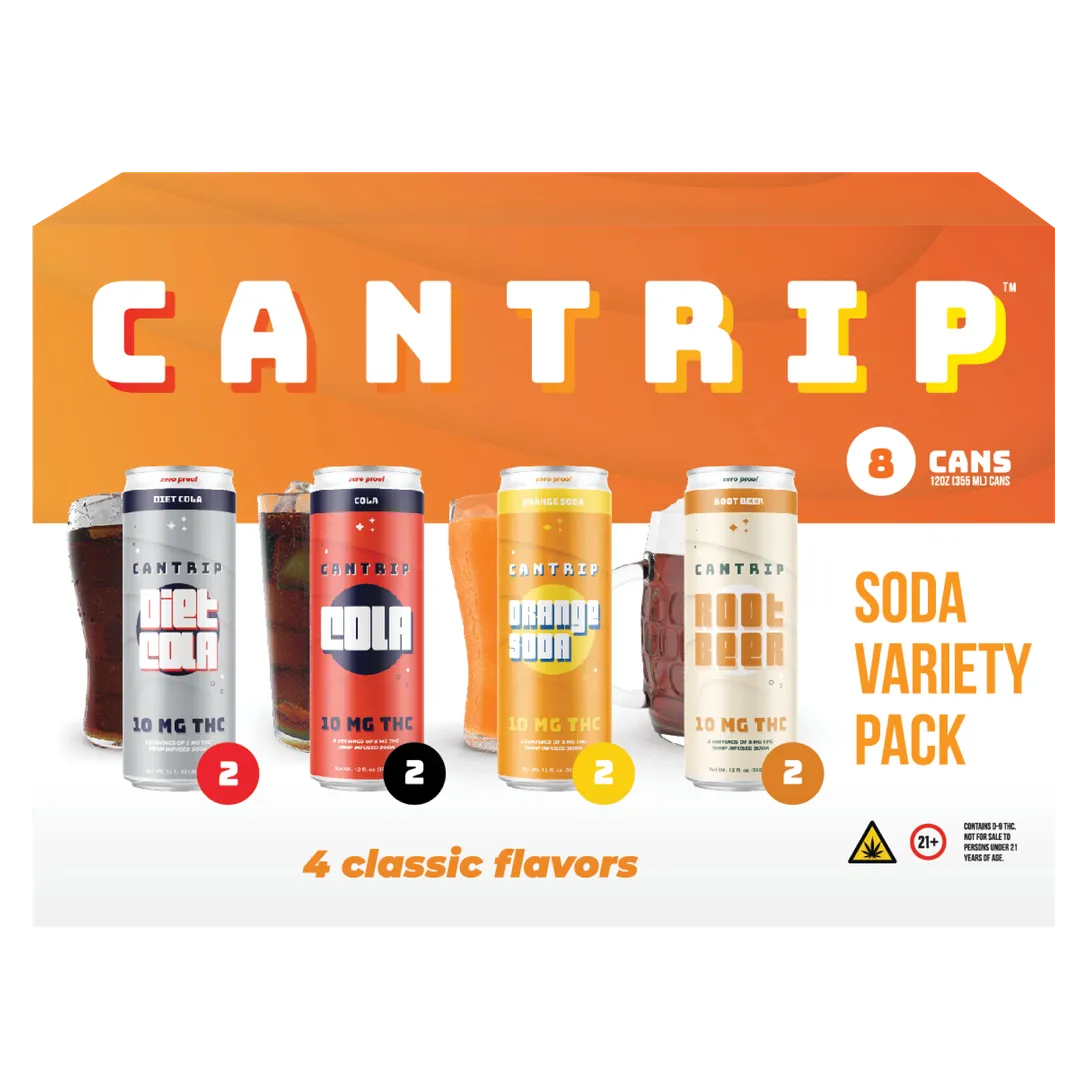 Cantrip Variety Pack Infused Soda