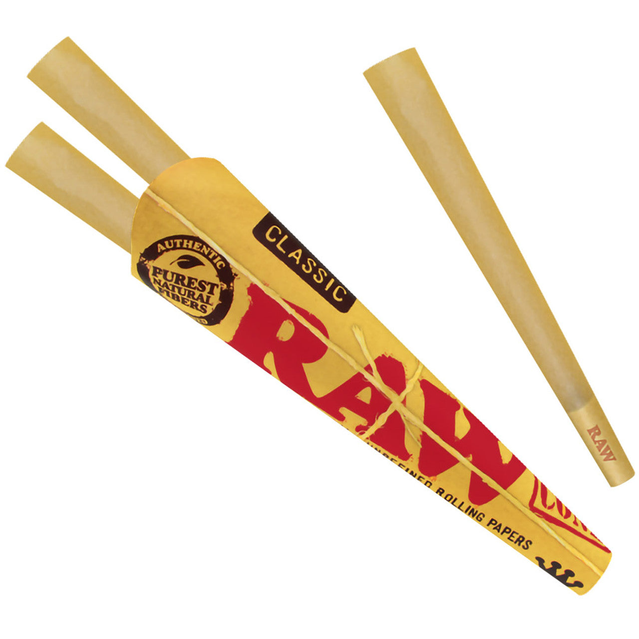 Raw Classic King Size Pre-Rolled Cones 3pk
