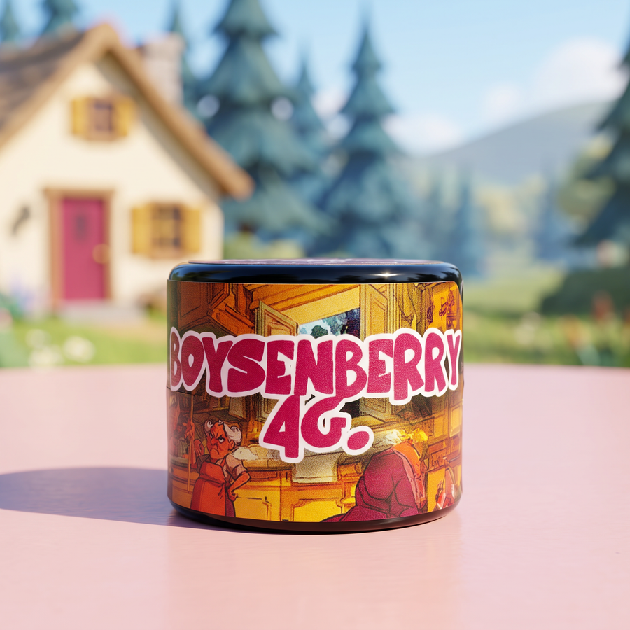 Boysenberry Live Rosin Budget Bucket 4g by Pine Park, lifestyle product photo