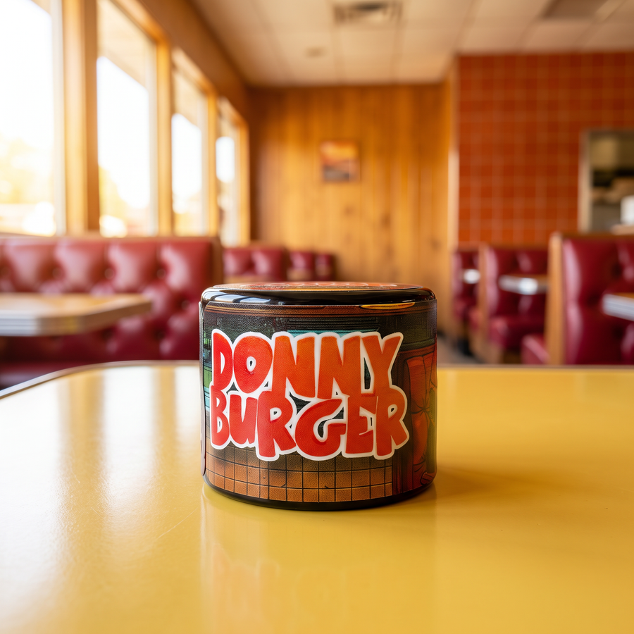 Donny Burger Live Rosin Budget Bucket 4g by Pine Park, lifestyle product photo