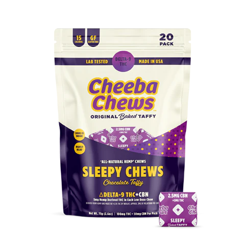 Cheeba Chews Sleepy Chocolate Taffy