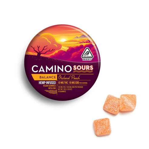 Camino Sour Orchard Peach Gummies