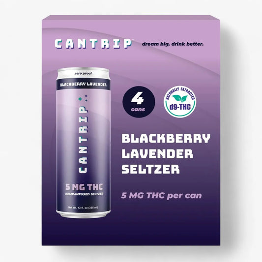 Cantrip Blackberry Lavender Infused Seltzer
