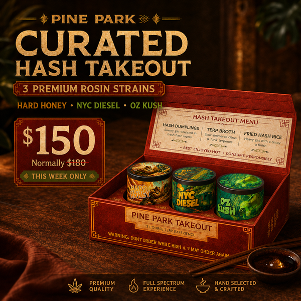 Premium Rosin Takeout Box - 3g