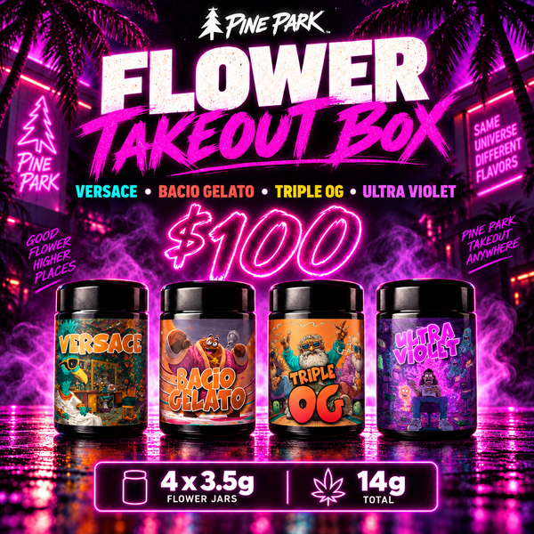 Flower Takeout Box: Curated Half Ounce