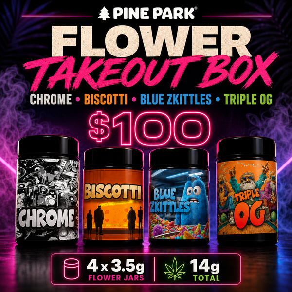 Flower Takeout Box — Curated Half Ounce