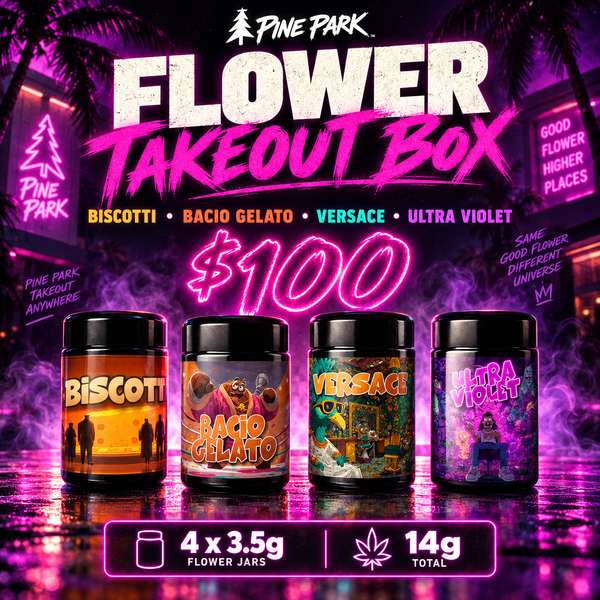 Flower Takeout Box — Curated Half Ounce