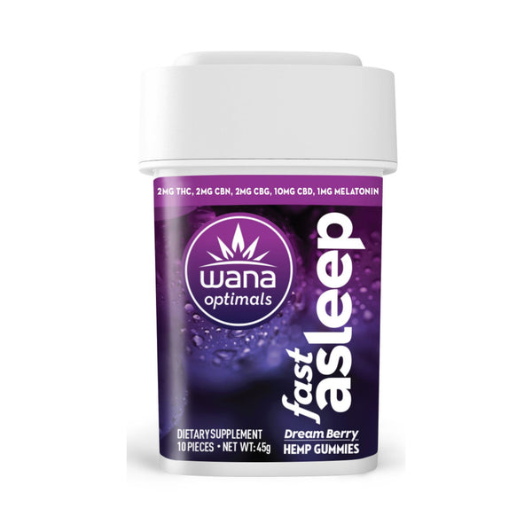Wana Optimals Dream Berry Fast Asleep Gummies