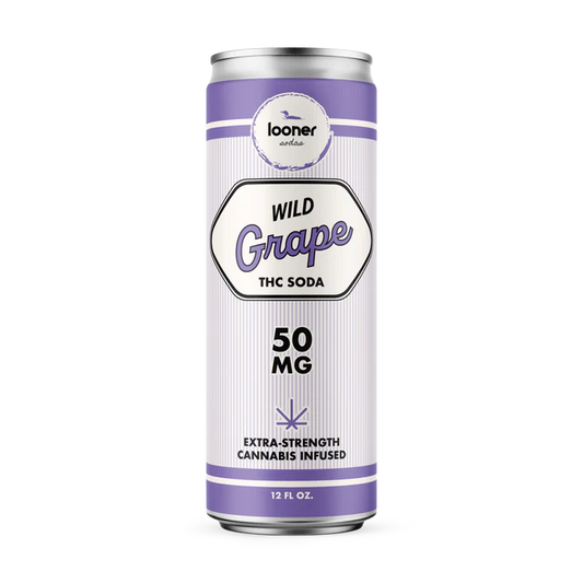 Looner Wild Grape Infused Soda
