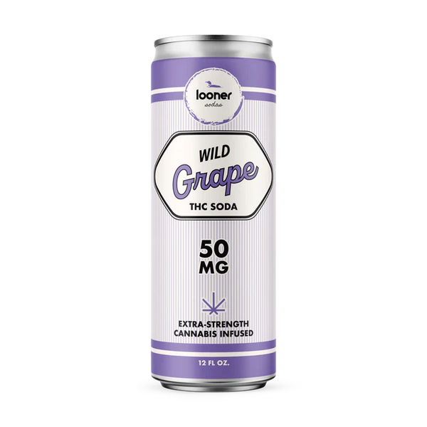 Looner Wild Grape Infused Soda
