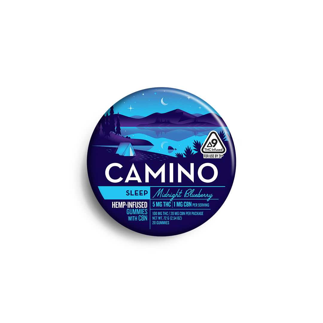 Camino Midnight Blueberry Sleep Gummies