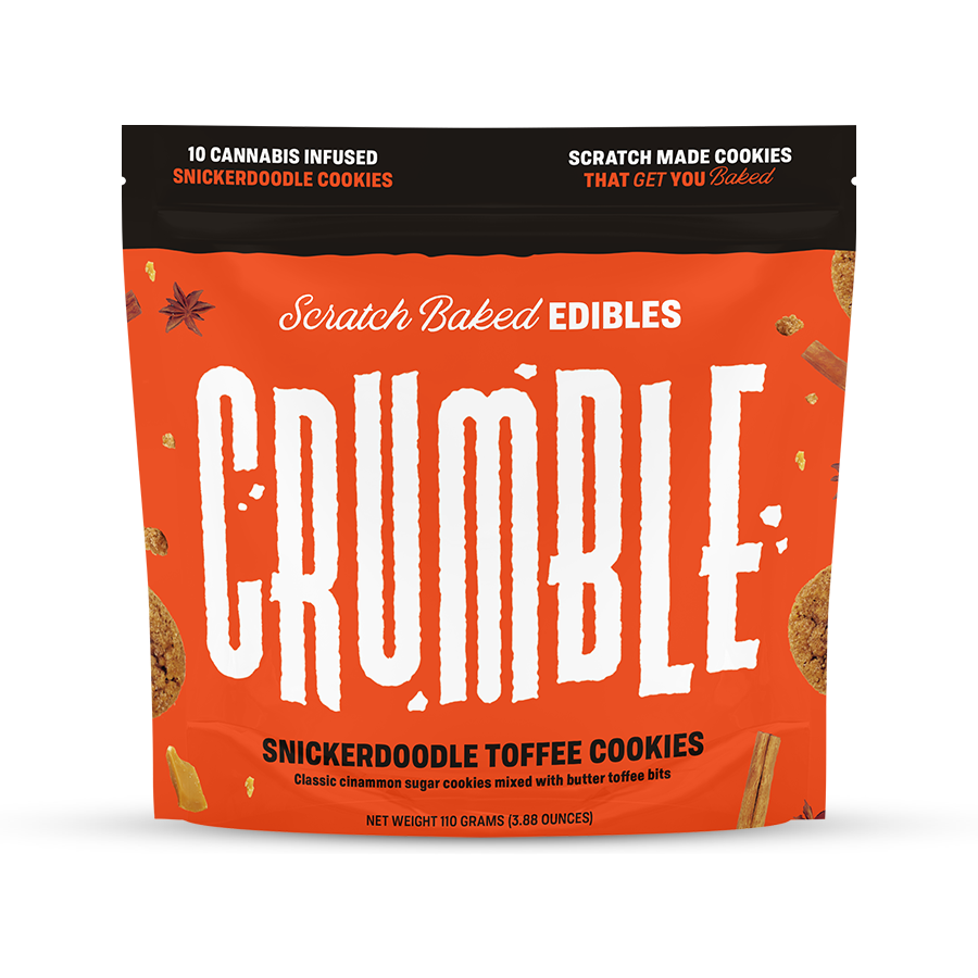 Crumble Snickerdoodle Toffee Cookies