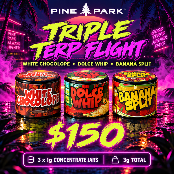 Triple Terp Flight: 3g Concentrate Bundle