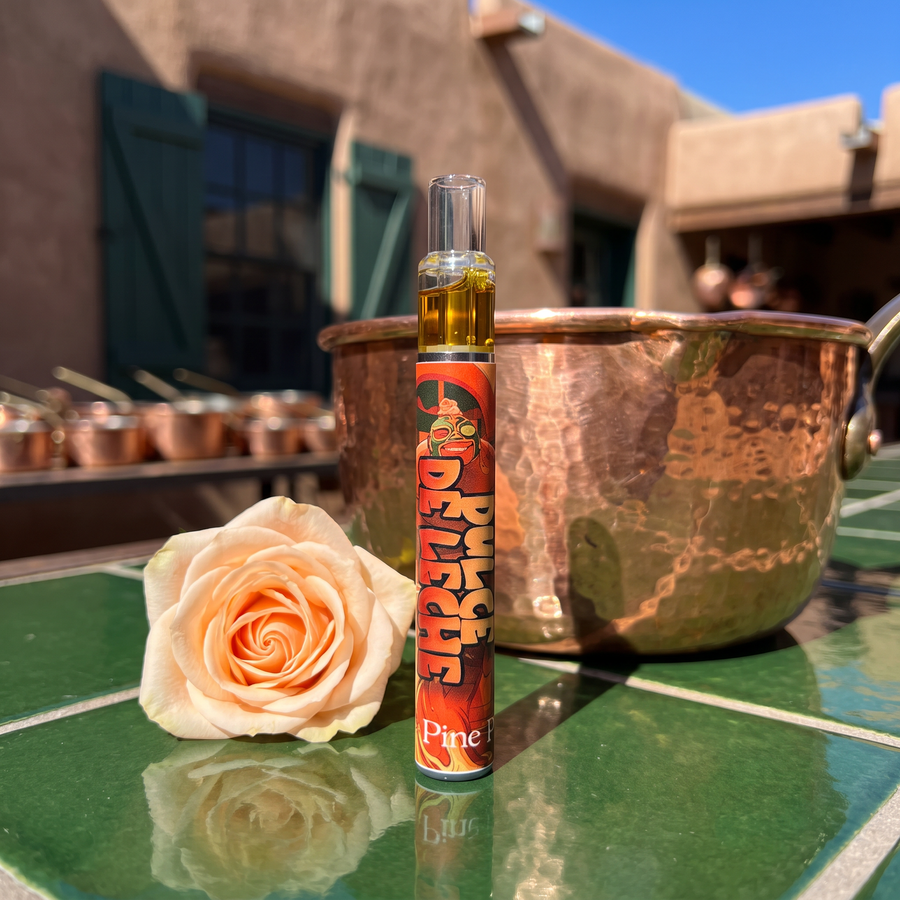 Dulce de Leche Live Rosin Disposable 0.5g by Pine Park, lifestyle product photo