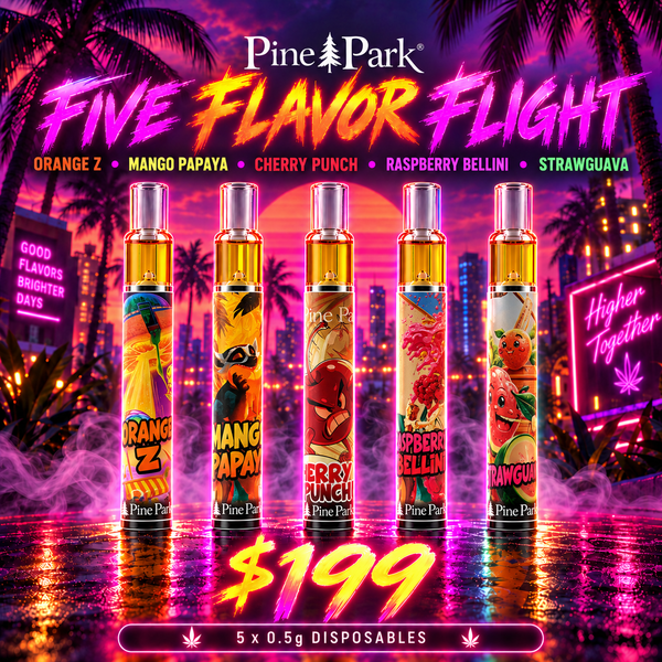 Five Flavor Flight: 5 x 0.5g Disposable Bundle
