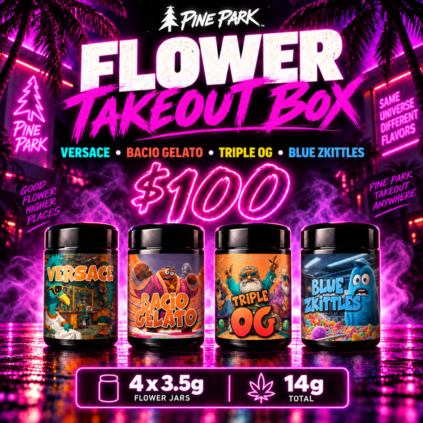 Flower Takeout Box: Curated Half Ounce
