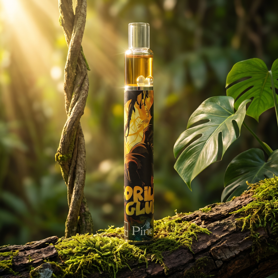 Gorilla Glue Live Rosin Disposable 0.5g by Pine Park, lifestyle product photo