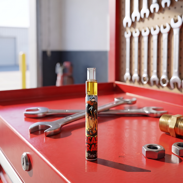 Grease Trap Live Rosin Disposable 0.5g by Pine Park, lifestyle product photo
