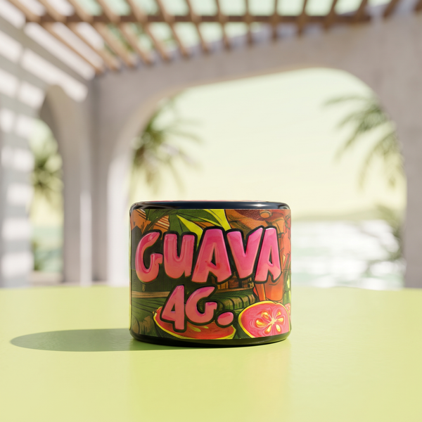 Guava Live Rosin Budget Bucket 4g by Pine Park, lifestyle product photo