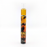 Mango Papaya Live Rosin Disposable 0.5g studio photo on white