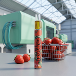 Strawberry 2.1 Live Rosin Disposable 0.5g by Pine Park, lifestyle product photo