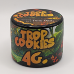 Trop Cookies Live Rosin Budget Bucket 4g studio photo on white