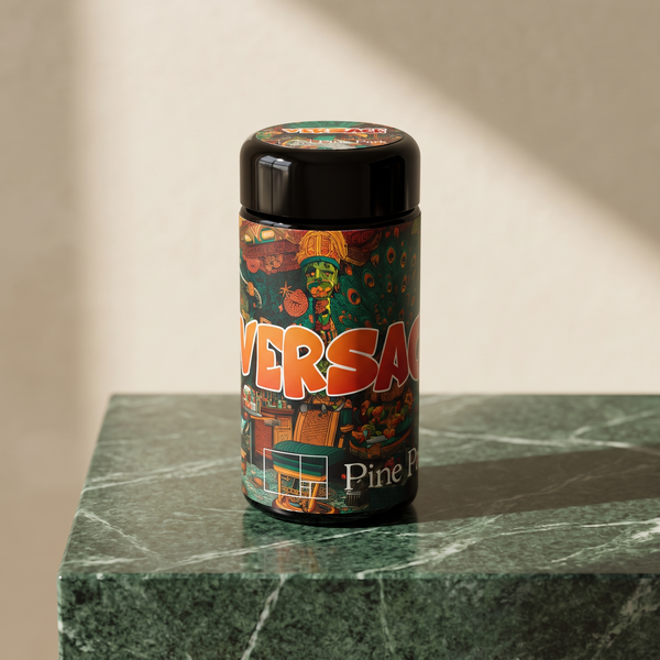 Versace Classic THCa Flower 3.5g by Pine Park, lifestyle product photo